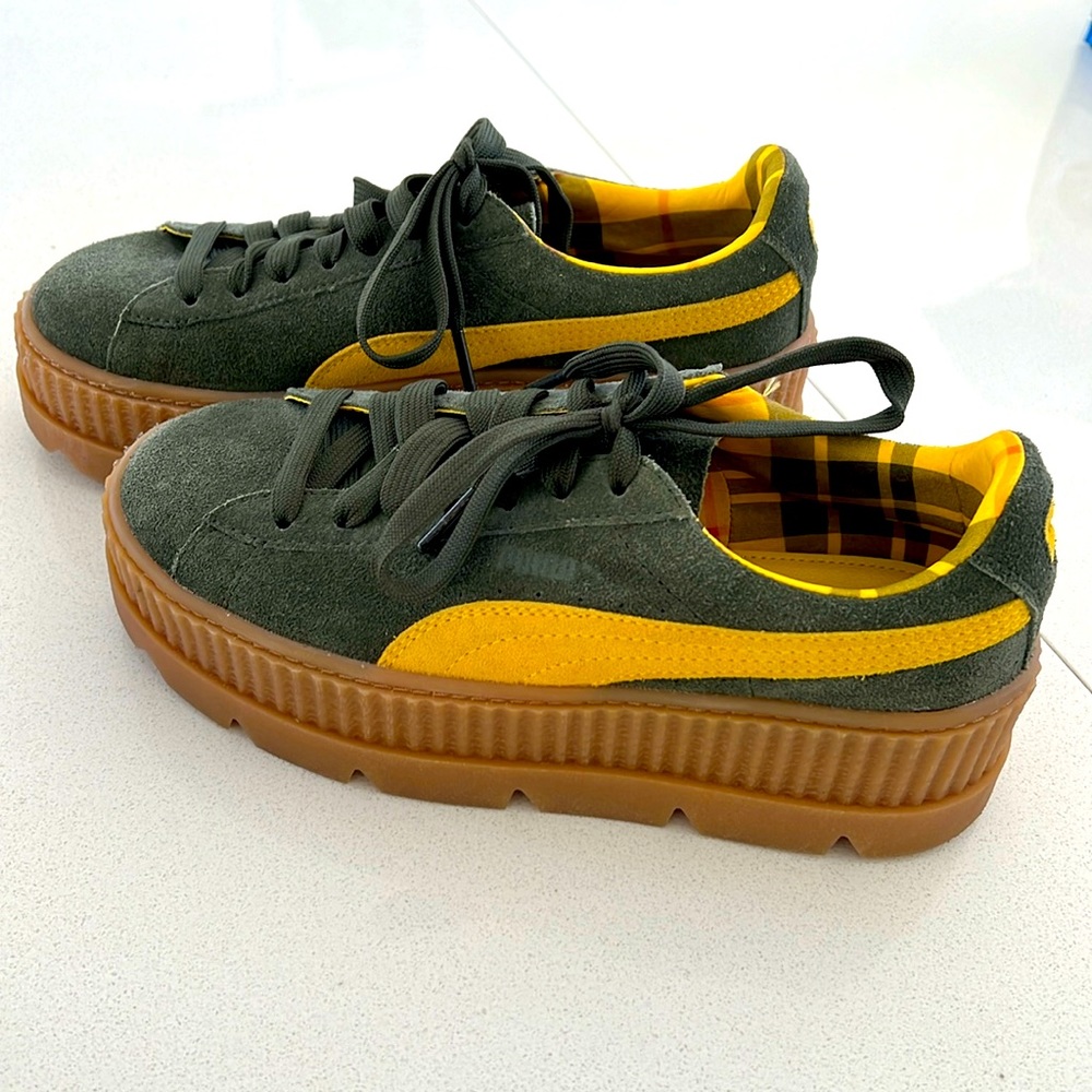 Auth Rihanna Puma Fenty Suede Creepers Sneakers